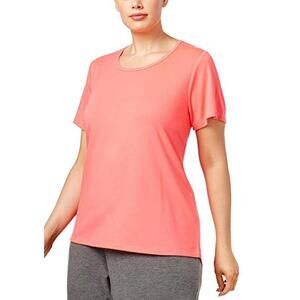 Material Girl Womens Plus Size Active Strappy Back Top Size 3X